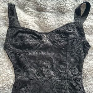 For Love and Lemons 🍋 Black Lace Bodysuit